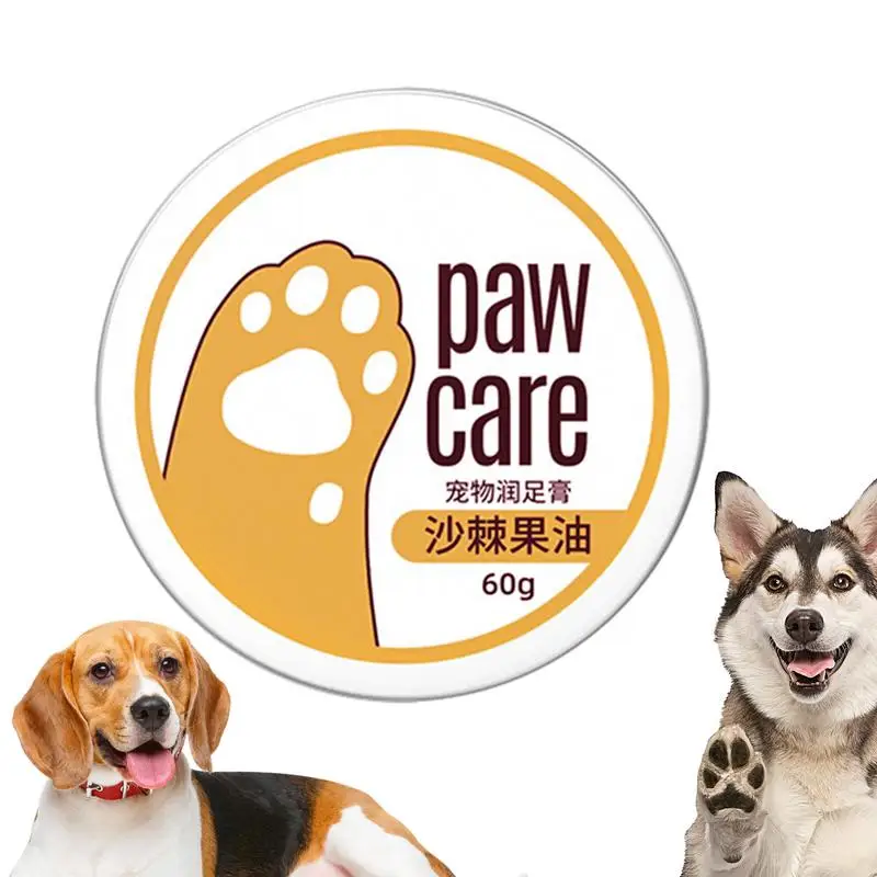 

Dog Paw Balm 60g Cat Dog Paw Protective Cream Canine Paw Moisturizer For Dry Cracked Paws Hot Pavement Protection Wax Dog Feet