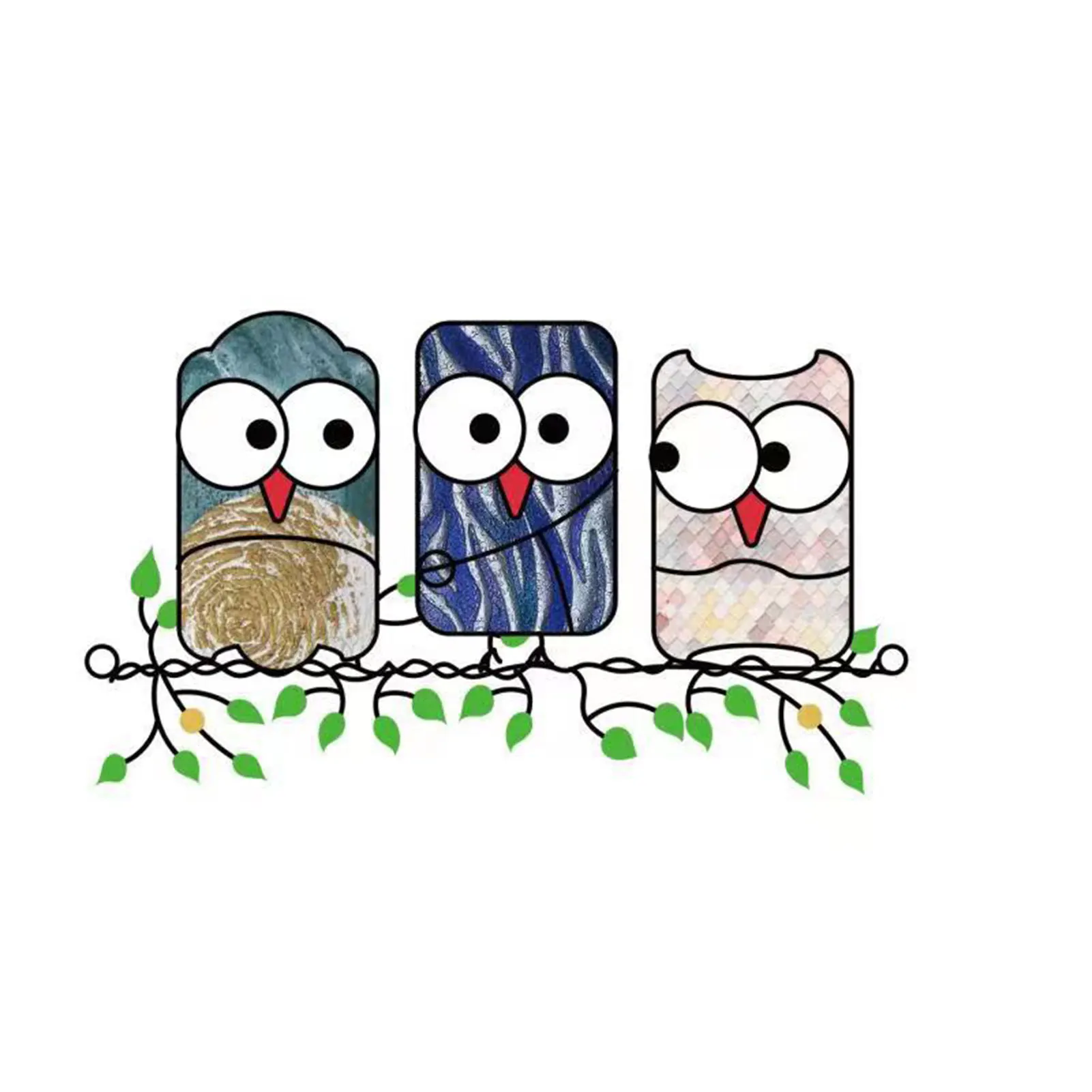 

Colorful Owls Hanging Pendant Full of Cute Atmosphere Ornament for Christmas Housewarming Gift
