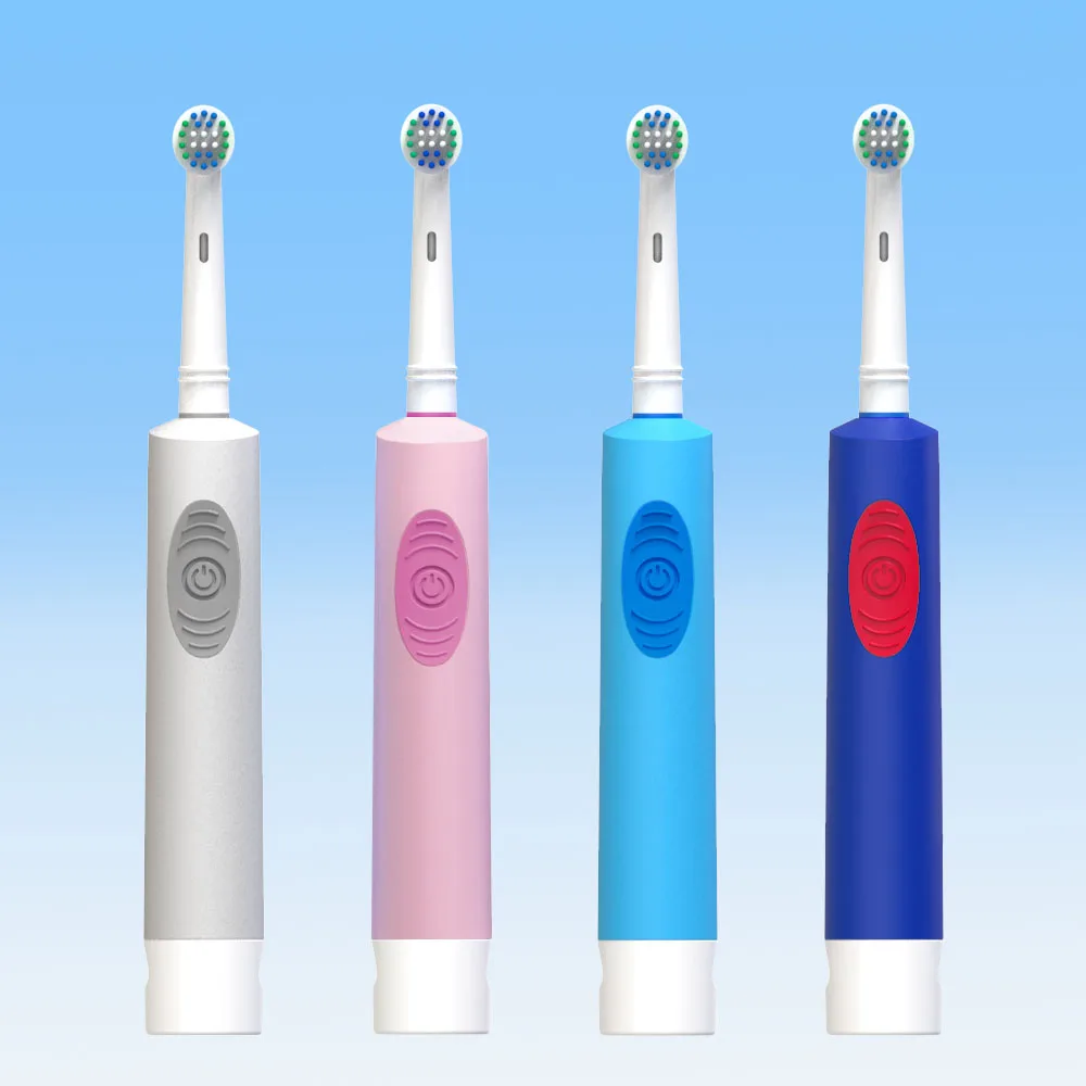 Electric Toothbrush Rotary Round Head Adult Soft Bristle Induction Automatic Couples Set Compatible With Oraby