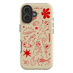Elegant Retro Korean Art Phone Case - Luxury Double - Layer Cover - S26 Ultra 5G (FLR - 394Y200B1)