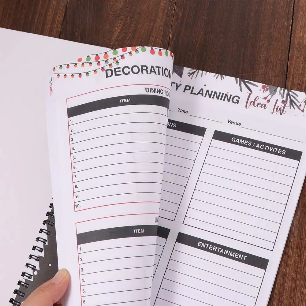 Holiday Planner and Efficiency Journal with Habit Tracker and To-Do Lists