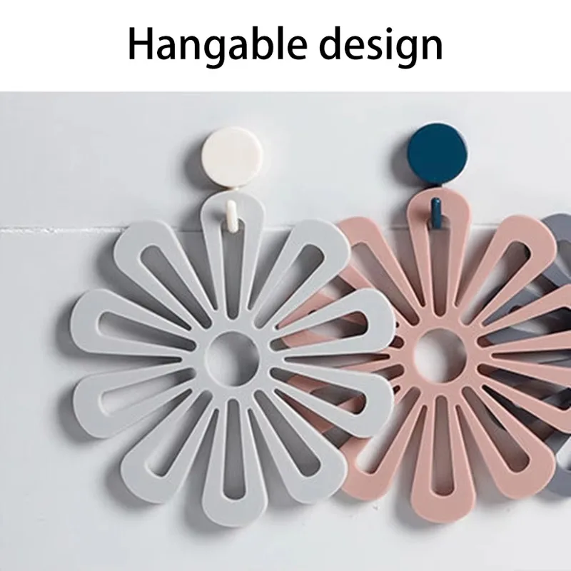 Sous-Plats En Silicone Résistants à La Chaleur - Dessous De Plat Anti Derapant Pour Cuisine Et Table Diametre 18 Cm 7 09 Pouces Environ 98451112