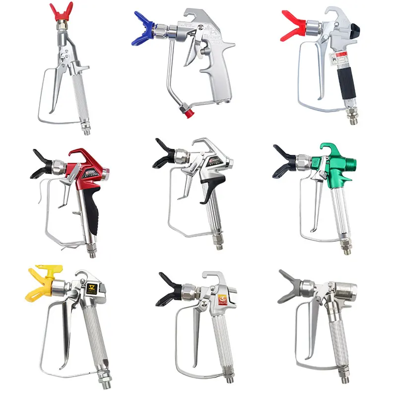 3600PSI High Pressure Airless Paint Spray Accessories Gun With 517 Tip Nozzle Guard for Wagner Pump Sprayer Machine