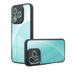 Luxury Matte Shockproof Translucent Phone Case with TPU Frame for Honor 400 Lite (Transparent)