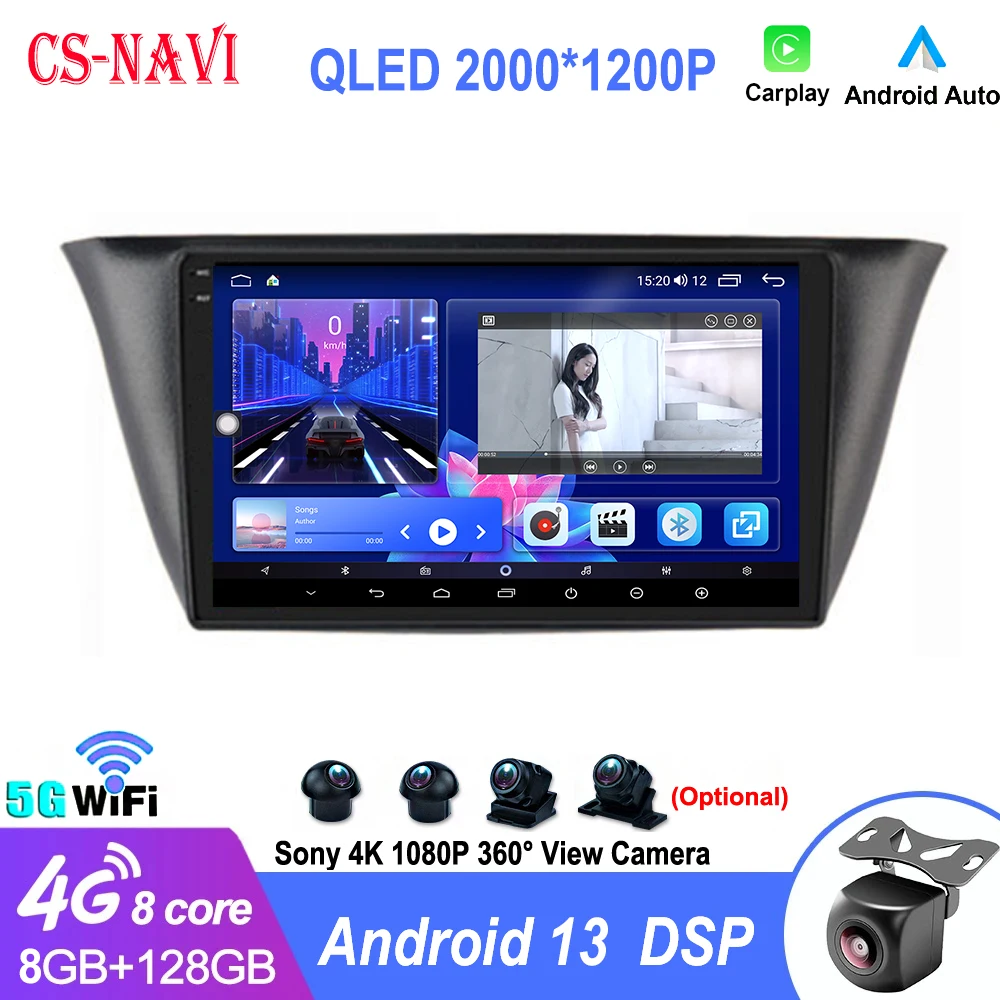 

Android 12 Auto Car Radio Video Multimedia Player For Iveco Daily 2013-2021 CarPlay Navigation GPS Autoradio QLED Touch Screen