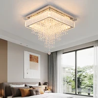 GreeLustr Modern Luxury Crystal Led Pendant Light Rain Drop Chandelier Ceiling Lamp Dining Living Room Nordic Decor Hanging 2