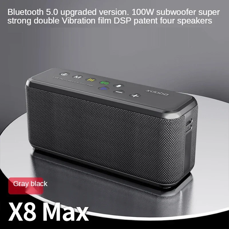 XDOBO X8 最大 100 ワットポータブルワイヤレス Bluetooth スピーカー