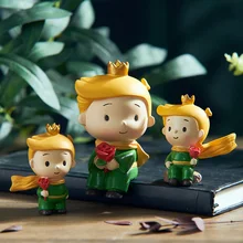 

Modern Cute Prince Figurines Resin Model Home Decoration Miniatures Accessories Living Room Decoration Christmas Children Gift