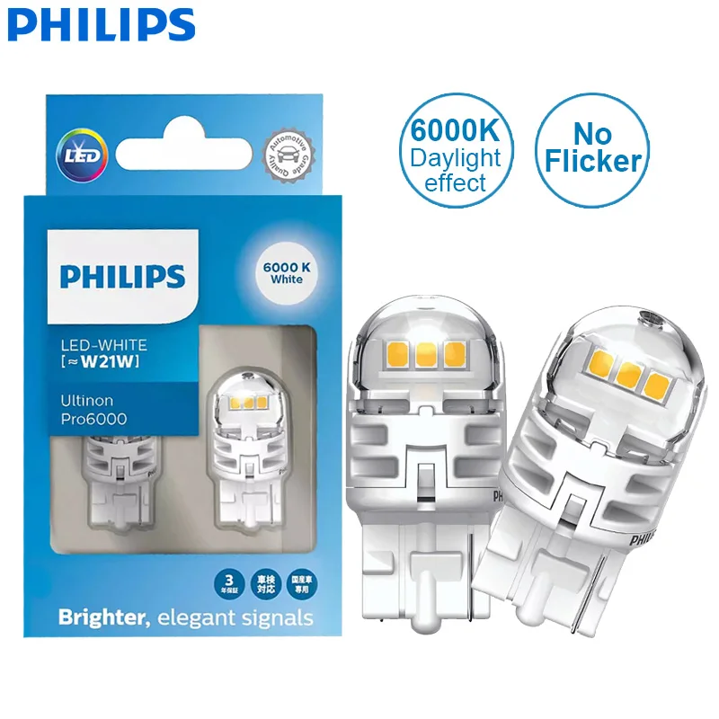 ʸ Ƽ  6000 LED W21W WY21W 7440 T20  Ʈ ȭƮ ڵ  Ȱ, ÷  , 11065CU60X2