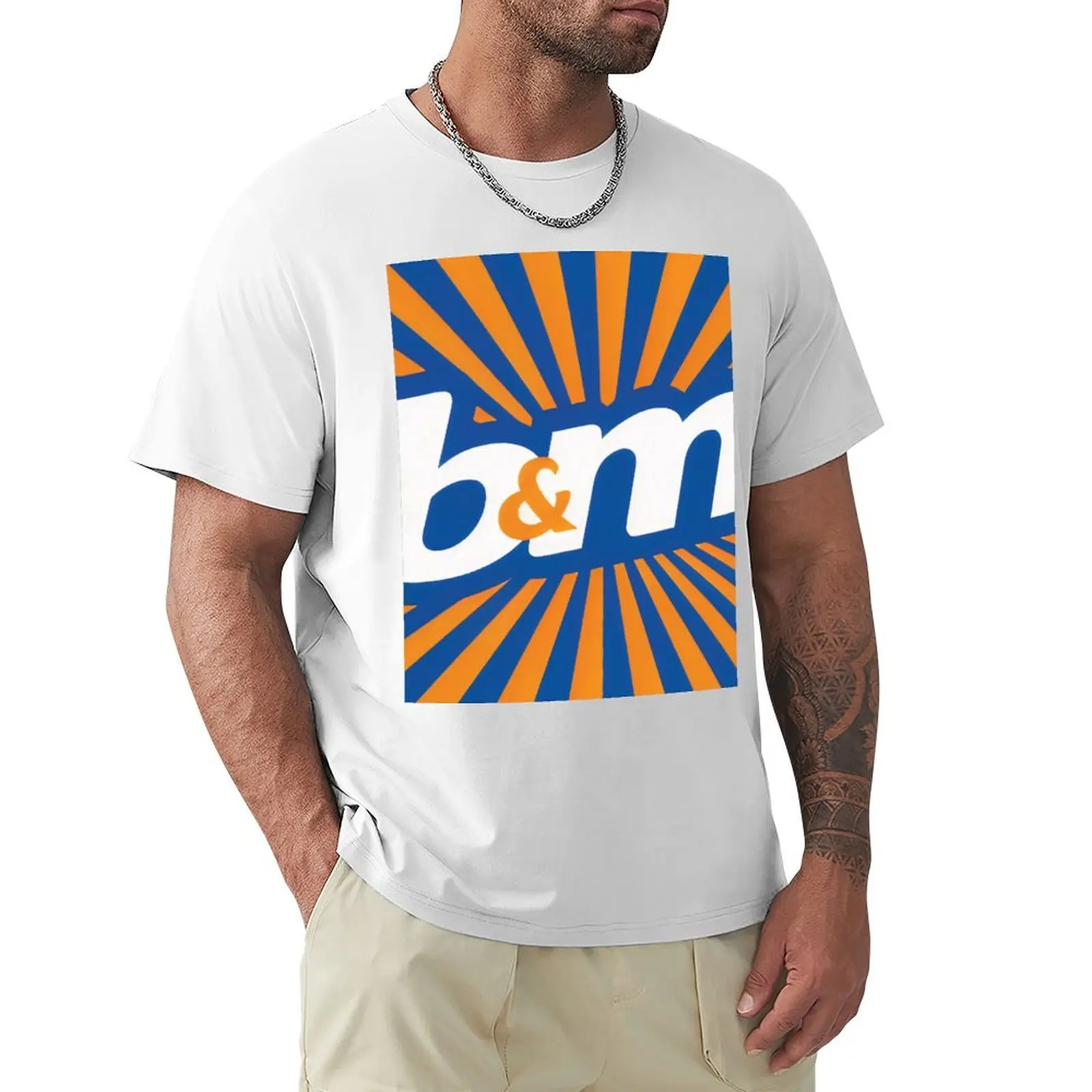 

B&M - B and M T-shirt heavyweights sublime funnys quick-drying Men's t-shirt