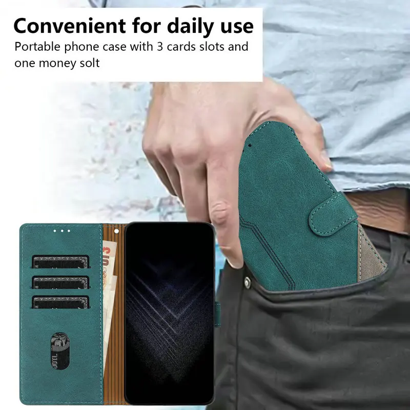 Leather Flip Case with Magnetic Closure