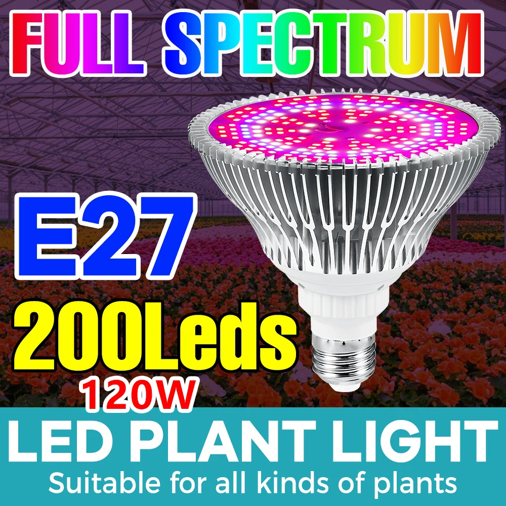 Full Spectrum LED Grow Bulb for Indoor Plants and Hydroponics