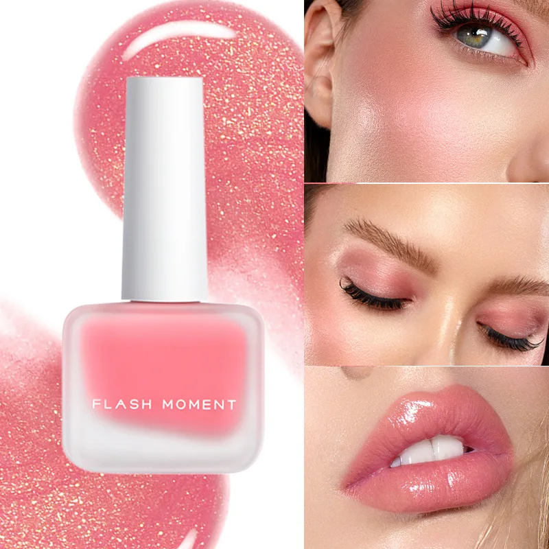 

Refreshing, penetrating and invigorating liquid powder blusher, beautifying and enhancing powder blusher liquid
