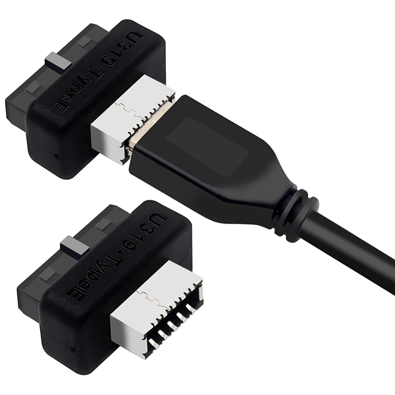 

USB 3.0 Internal Header To USB 3.1/3.2 Type C Front Type E Adapter 20pin To 19pin Converter For Pc Motherboard Connector Riser