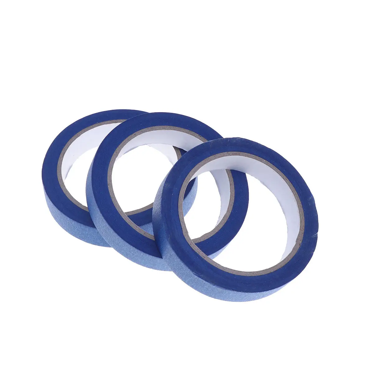 3Pcs 고무 색상 분리 마크 마스킹 테이프 고온 방지 Uv 방지 실내 실외 사용 끈적한 질감 종이