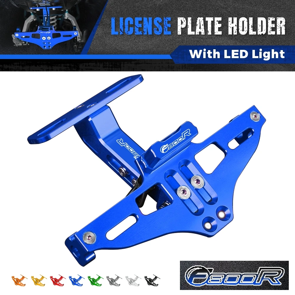 

For BMW F800R F800 R F 800R F 800 R 800 R 2009-2023 Motorcycle Adjustable License Plate Holder LED Turn Signal Lights