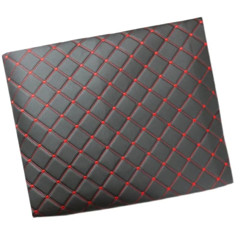 100x160cmcm Thick PU Leather Fabric For Car Floor Artificial Synthetic Leather Sponge Quilted Car Interior Craft Material