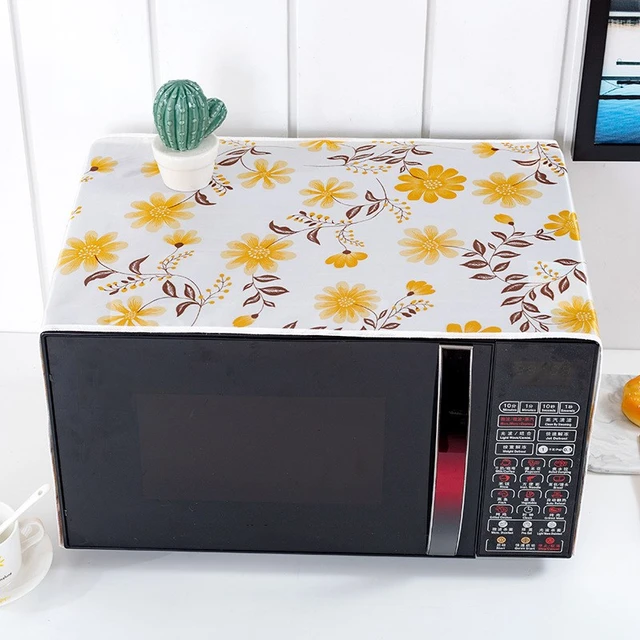 Dustproof Microwave Oven Cover Multi-pattern Oil Proofing Cover