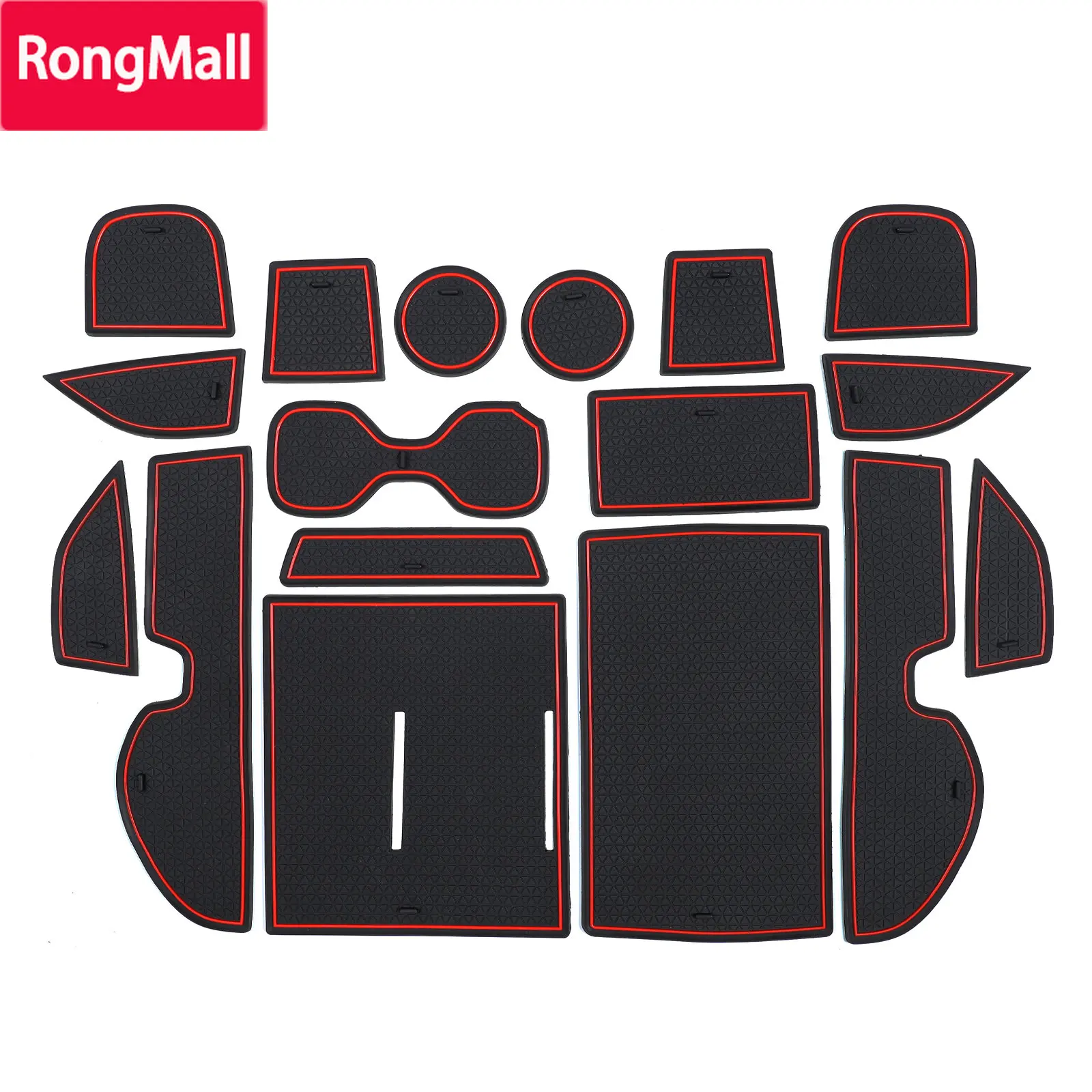 

Anti-Slip Gate Slot Mat for Honda CR-V CRV 2023 + Non-Slip Door Groove Pad Cup Holder Interior Accessories Rubber Coaster