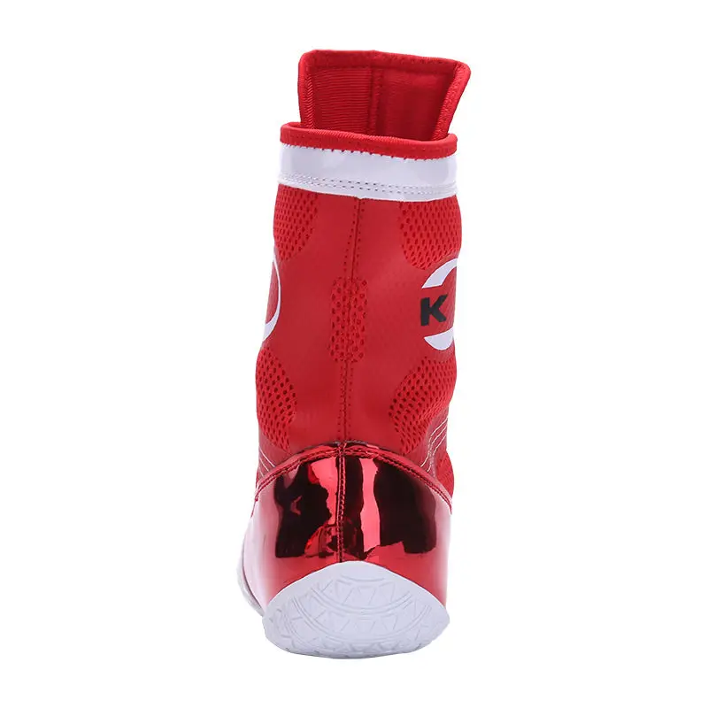 New Men's Wrestling Shoes High Top Professional Boxing Sneakers Comfortable Flight Shoes Non-slip Wearable Men's