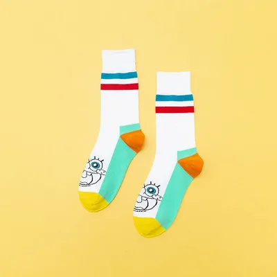 SpongeBob Squidward Tentacles Patrick Star Crab boss Plankton  cartoon Adult tube socks Cosplay Children Christmas Gifts sock 29