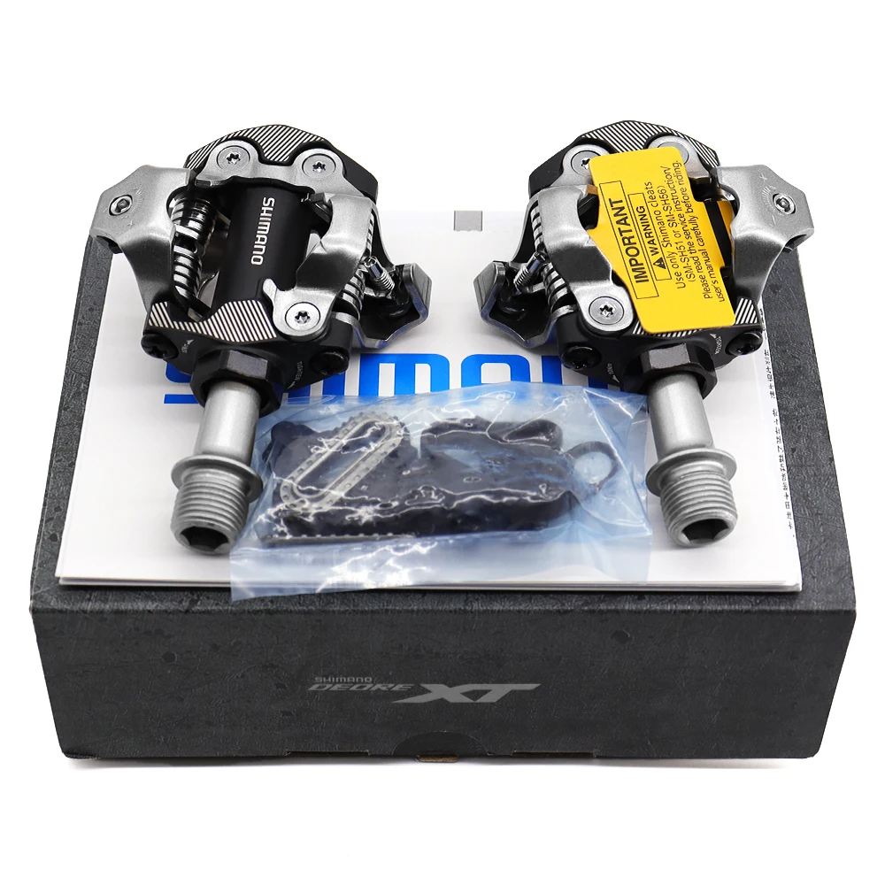 Shimano Original MTB Pedals PD M8100 MTB Mountain Bike Pedals Cycle Self locking Lock Pedal with SM SH51 MTB Accessories