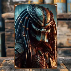 Retro Predator Movie Metal Sign - Humorous Wall Art for Home, Bar, Cafe & Outdoor Decor | Unique Gift Idea (Aluminum sign)