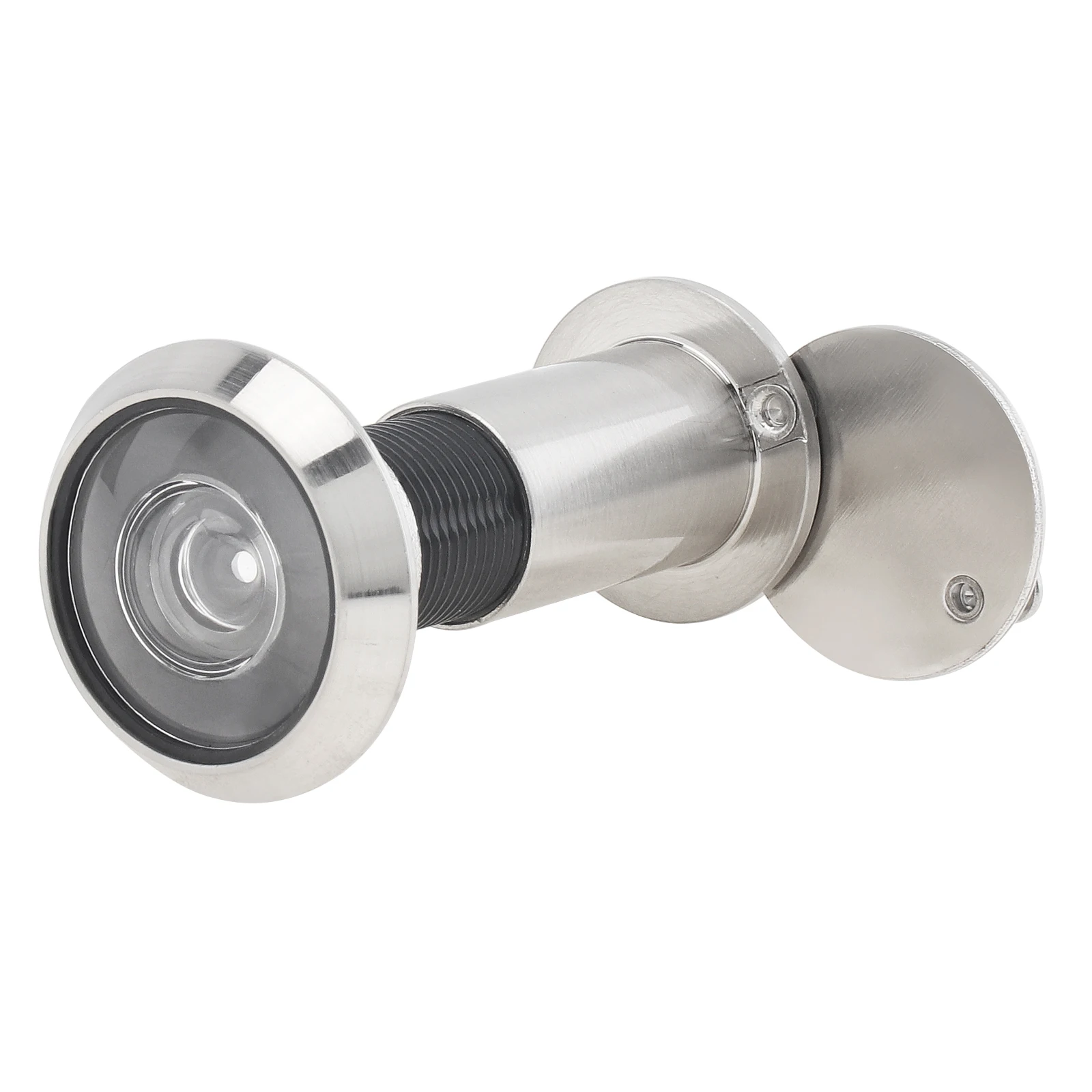 200 Degree Door Viewer Peephole Brushed Nickel Security Peek Peep Holes for 40-65mm / 1.57-2.56inch Doors Thickness
