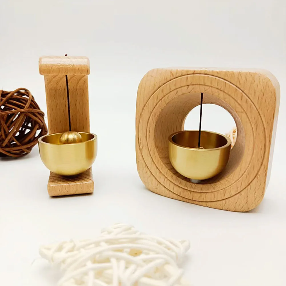 Wind Chime Doorbell Japanese Wooden Wind Chimes Entrance Doorbell Door Bell Wind Bell For Coffee Shops Home Opening Hanging Decorations