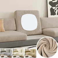Super Soft Velvet Sofa Seat Cushion Cover For Living Room Thick Plush Sofa Covers Stretch L Shape Corner Armchair Sofa Slipcover 1
