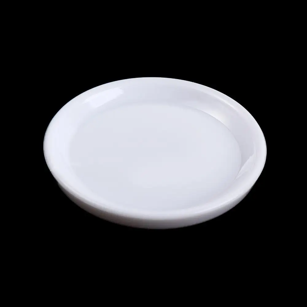Decor Toys Kitchen Toys Doll House Trays Simulation Tableware Mini Food Dishes Food Plates White Miniature Dish Girls Gifts