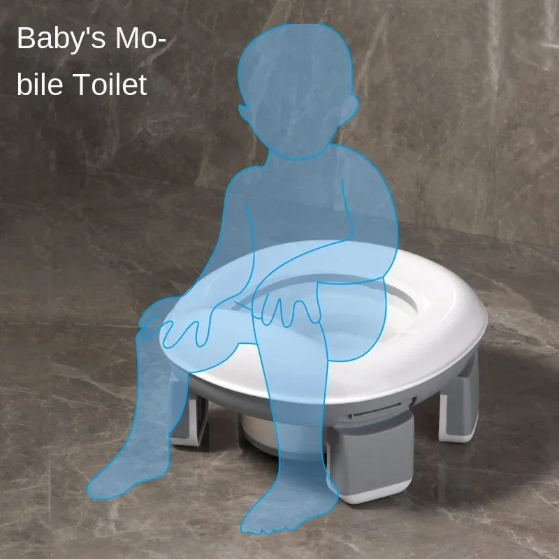 Children's Newborn Potty Training Seat Household Plastics Portable Folding Non-slip Seconds Cleaning Potty Training Seat Child Toilet