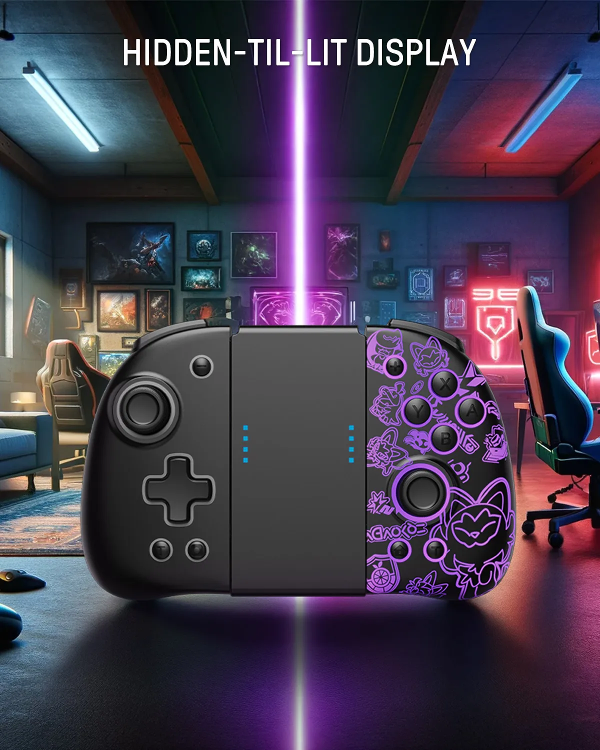 Manettes Joycons Graffiti Nintendo Switch