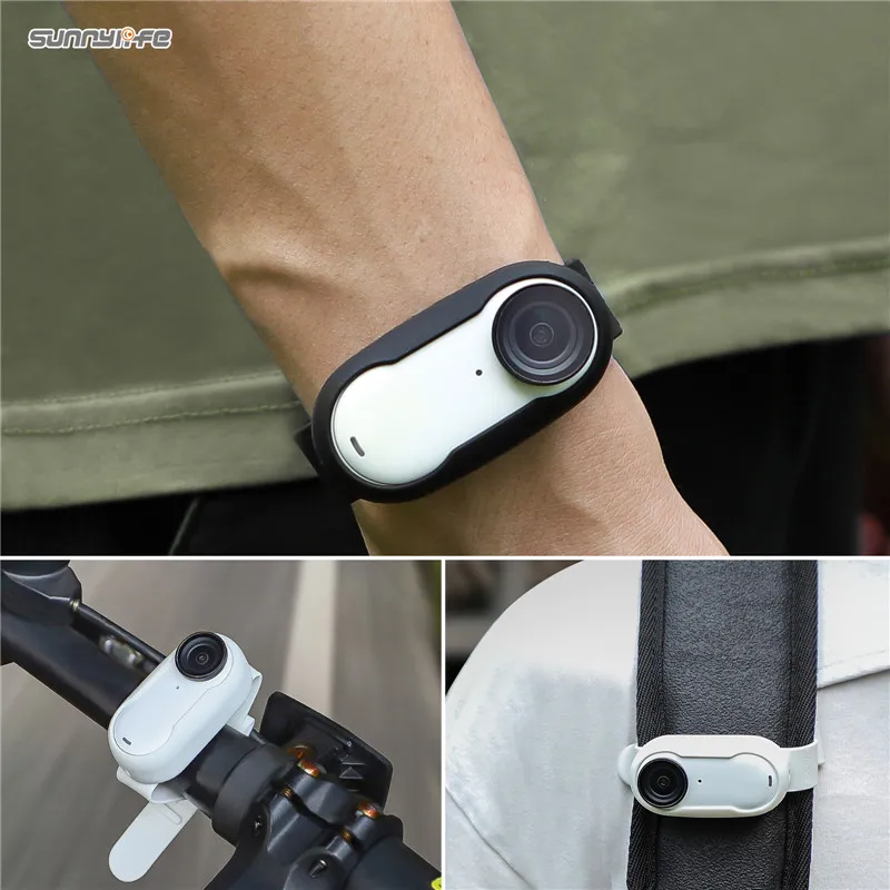 Silicone Wristband for Insta360 GO 3 Silicone Protective Case for Insta360 GO 3 Action Camera Accessory