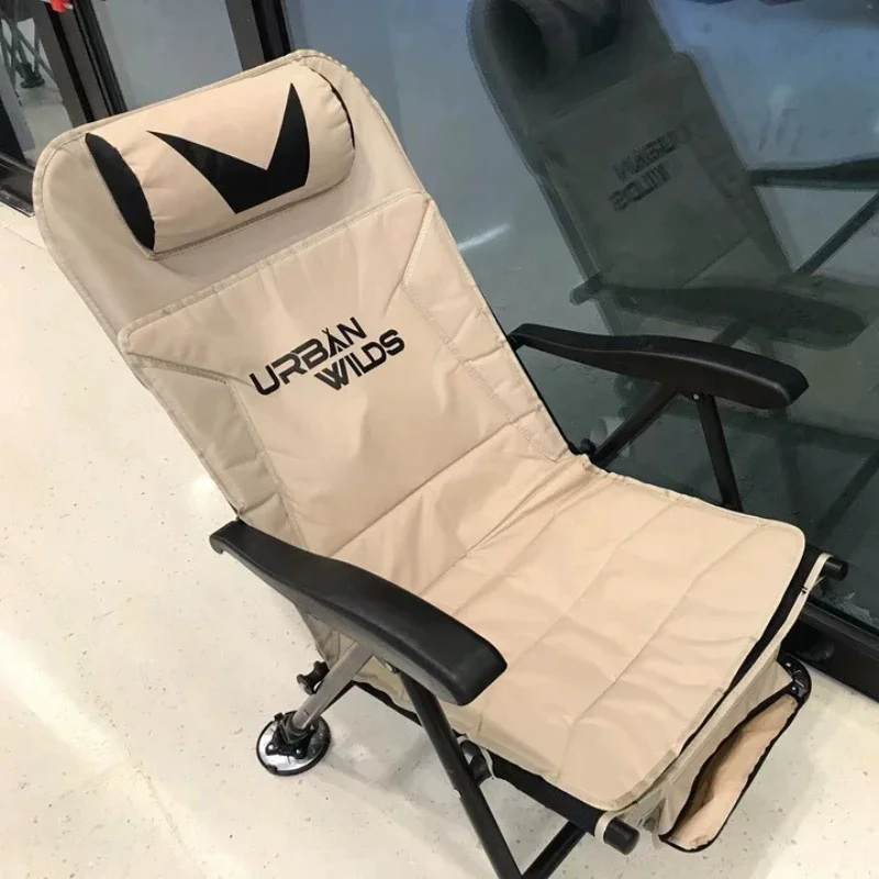 European Style Multi-Function Reclining Fishing Chair Terrain Folding Seat Portable Outdoor Fishing Chair Wide Comfort Design