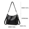 Genuine Brand Women's Soft Leather Shoulder Bags Luxury Designer Crossbody Bags Ladies Casual Tote Bag Messenger Commuting Sac 4