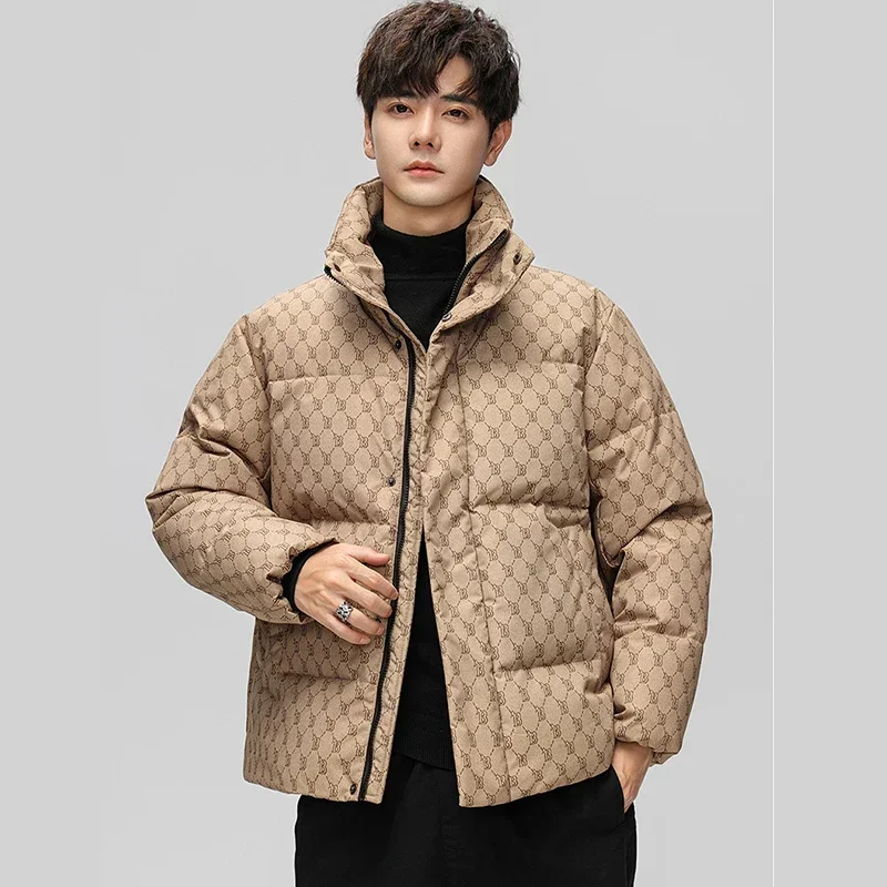 

Men's Autumn and Winter Fashionable and Handsome, Versatile High-end Business and Leisure Warm and Lightweight Down Jacket