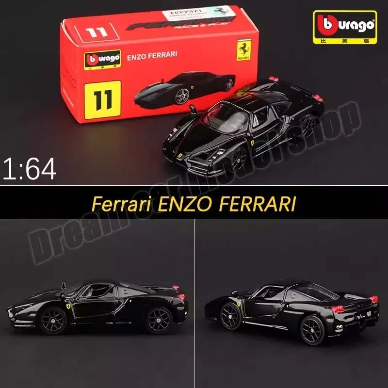 1:64 Bburago Ferrari MONZA SP1,LAFERRARI,488GTB, F12 Tdf,F40