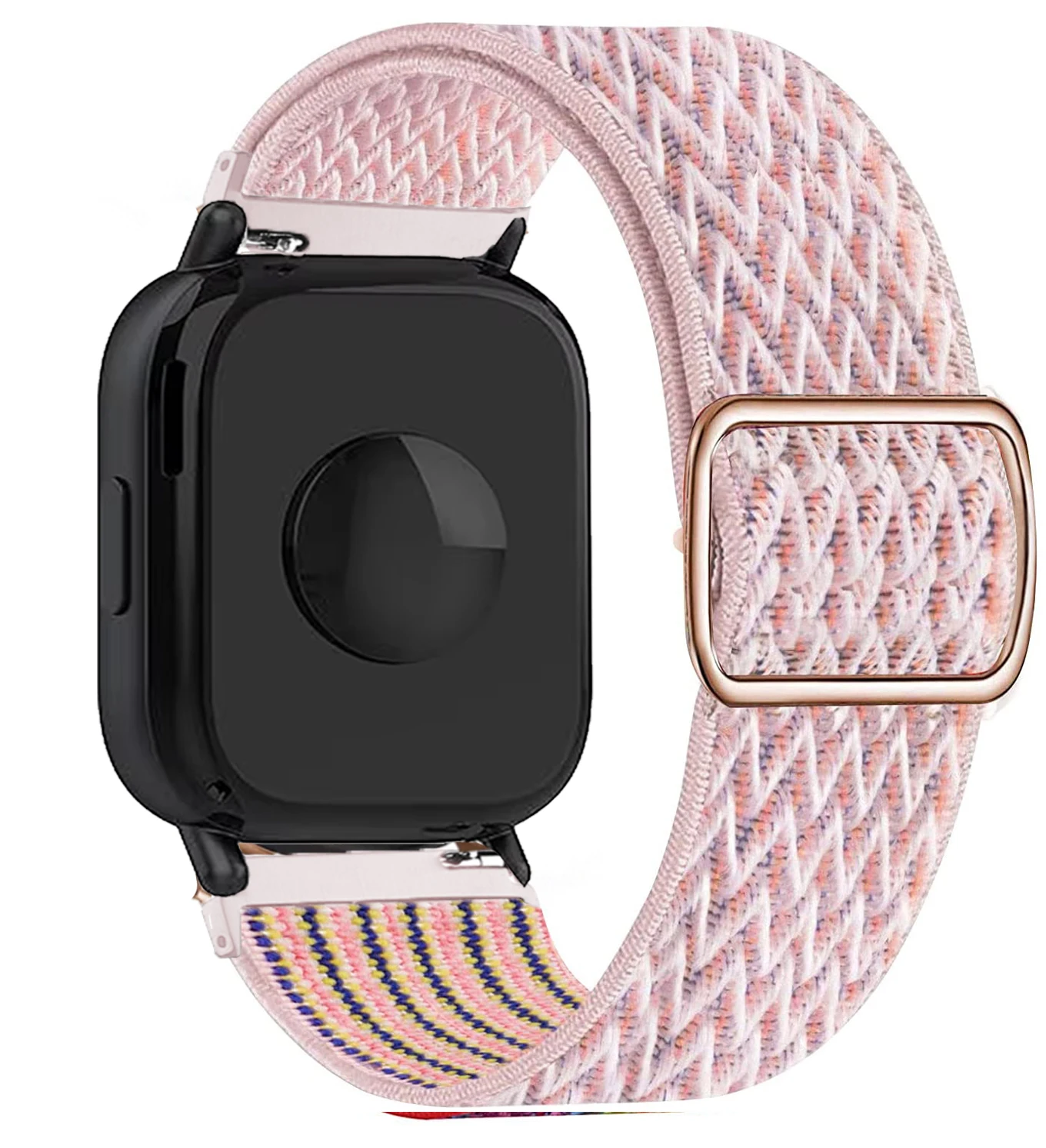 Breathable Adjustable Elastic Nylon Smartwatch Strap Bracelet