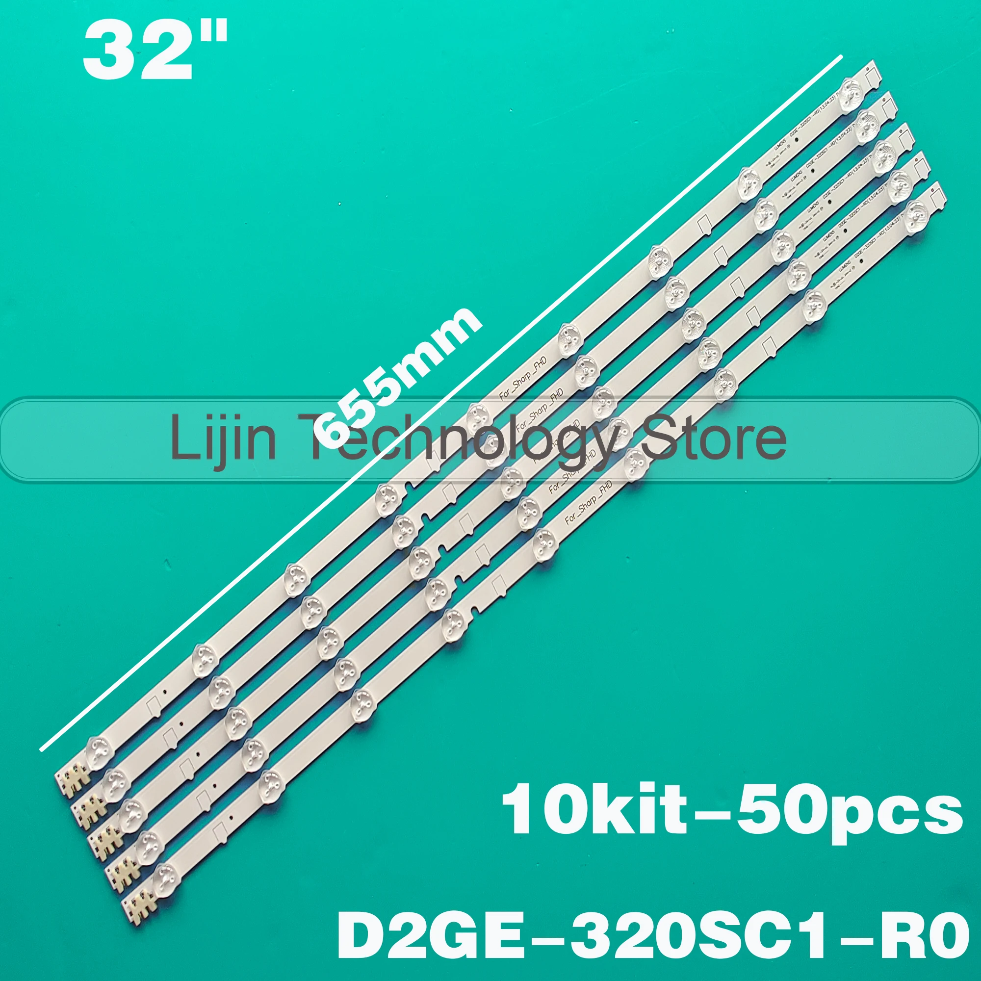 1-5-10-juego-Tira-LED-Para-D2GE-320SC1-R0-D2GE-320SC0-R0-2013SVS32F ...