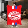 Plaid Blankets and Throws Fc Bayern Munich Logo Blankets for Decorative Sofa Cover Blanket Throw Microfiber Bedding Cobija Knee 1