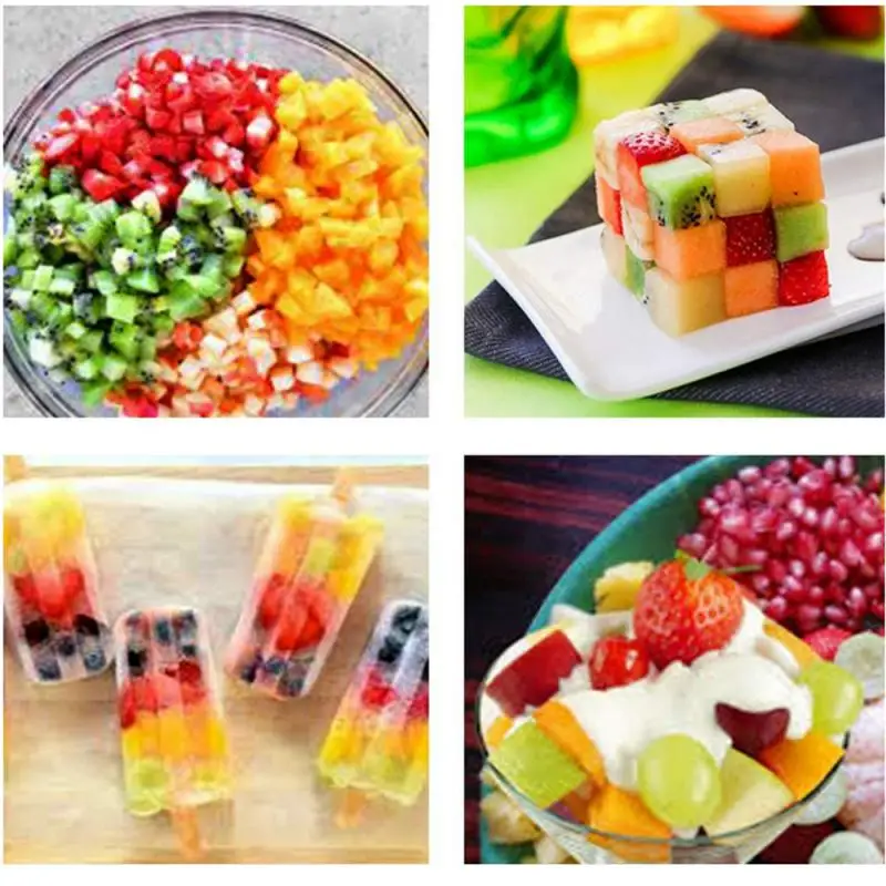 Food Slicer Stainless Steel Egg Slicer Cutter Mesh Grid Vegetable Fruit Chopper For Salad Dessert Potato Cube Grid Cutting Kitchen Gadgets
