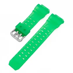 Rugged Waterproof Sport Strap - Replacement Rubber Wristband - Gw - 9400 (Green)