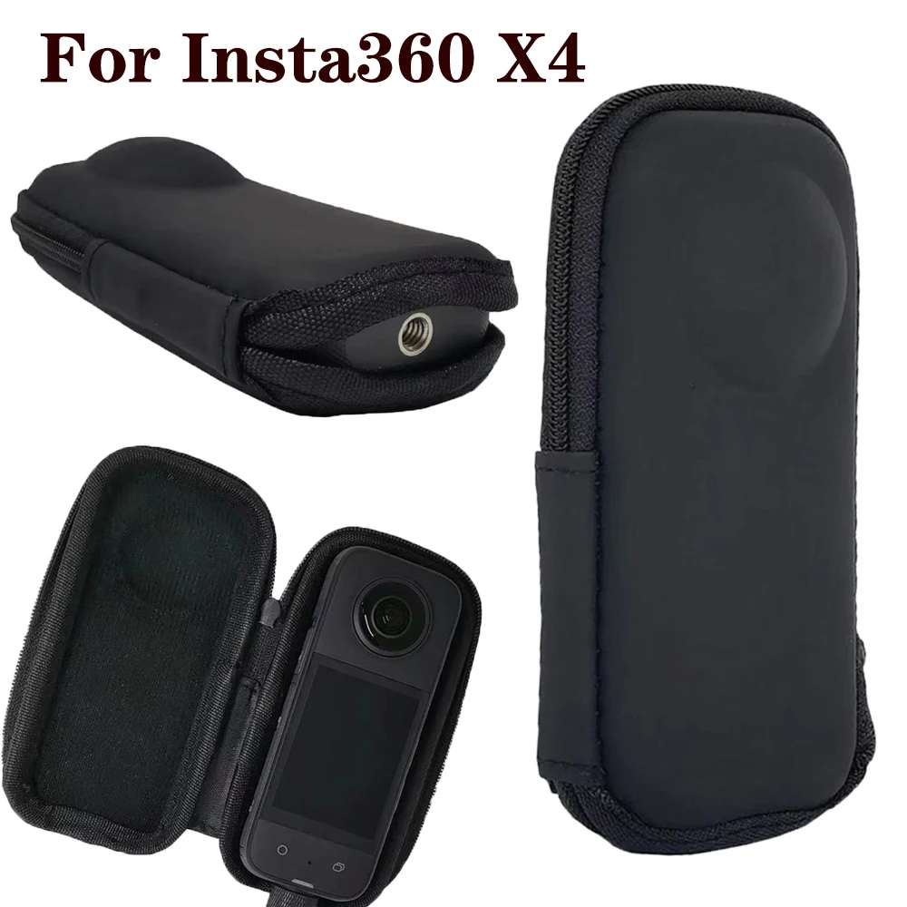 Mini Body Shell Sports Camera Organizer Bag for Insta360 X4 Camera Portable Case Box Storage Bag for Insta 360 X4 Accessories