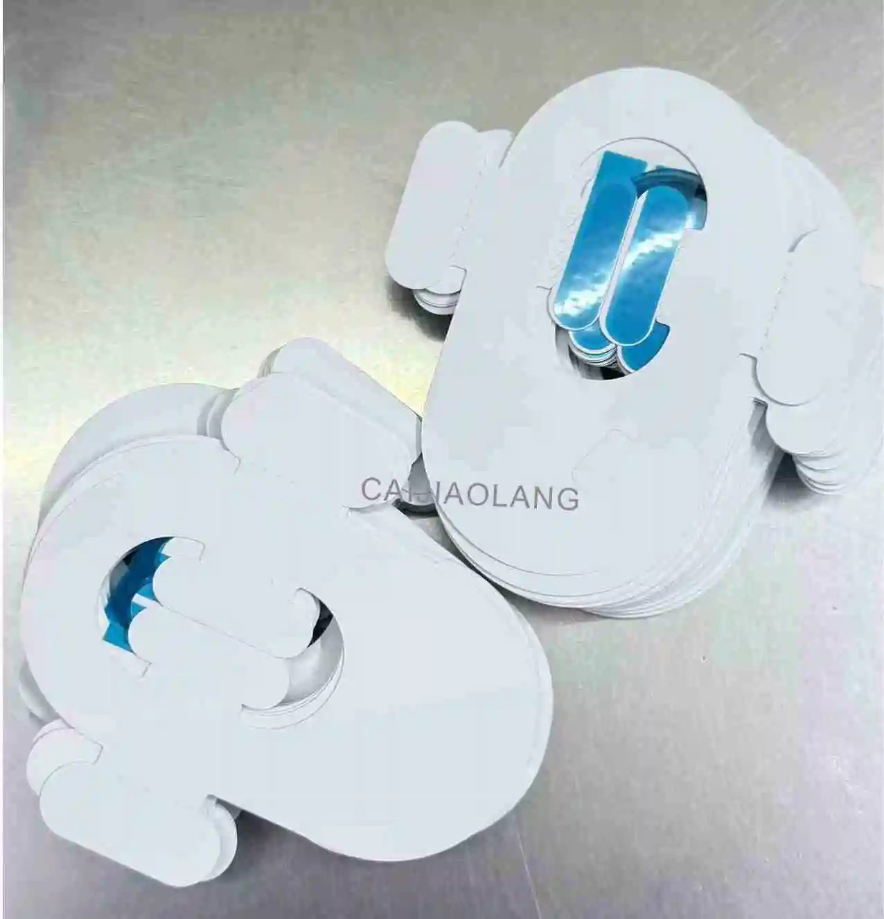 100개 OEM 품질 와인딩 씰 데이터 케이블 클립 종이 (픽셀 9 10 타입 C용) 새 제품 USB 충전 케이블 포장지