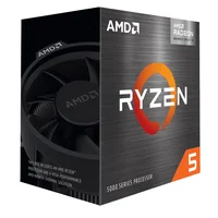 AMD Ryzen 5 5600G R5 5600G 3.9GHz Six-Core Twelve-Thread 65W CPU Processor L3=16M 100-000000252 Socket AM4 New and have fan 5