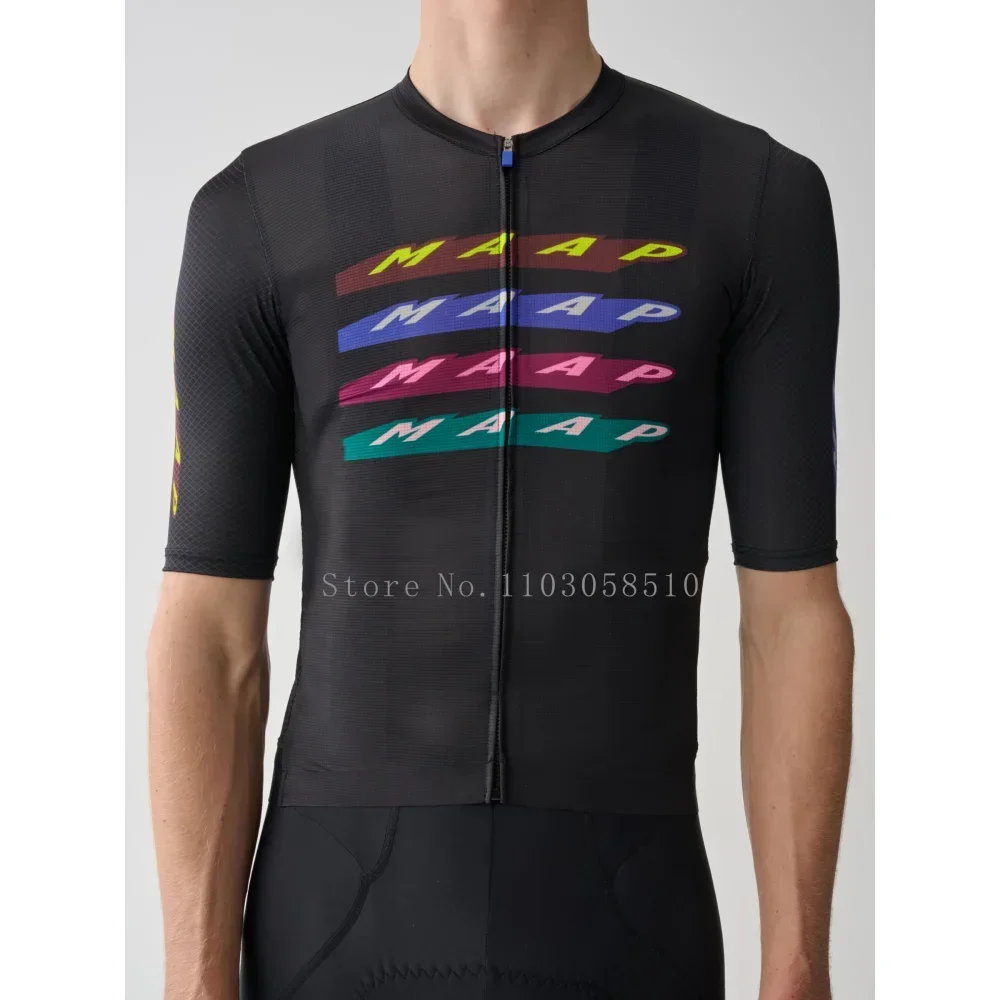 Cycling Jersey for Men short Sleeve Pro Team MTB Road Bike Clothing Breathable Bicycle Shirts 2025 Mountain Bicycle Clothing 2