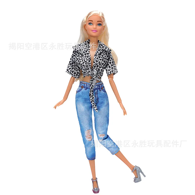 Nueva ropa para muñeca caliente adecuada para muñeca Barbie de 30cm, accesorios para muñeca BJD, juguete para muñeca con bisagra DIY para niña