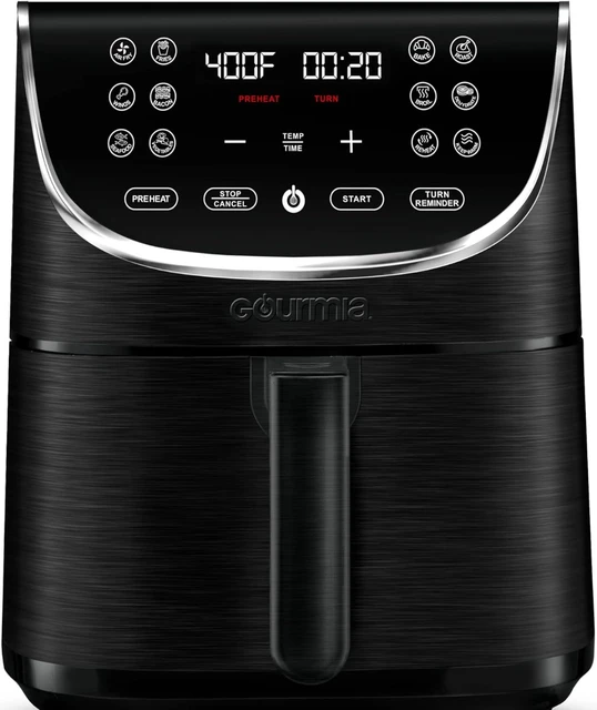 5-Quart Air Fryer with LCD Touch Screen,Black - AliExpress