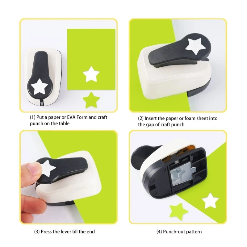 Paper Five-pointed Star Hole Puncher Paper Cutter For Wedding Invitation Card Making Scrapbooking Album DIY Craft paper cutter,hole punching tools,paper craft punch